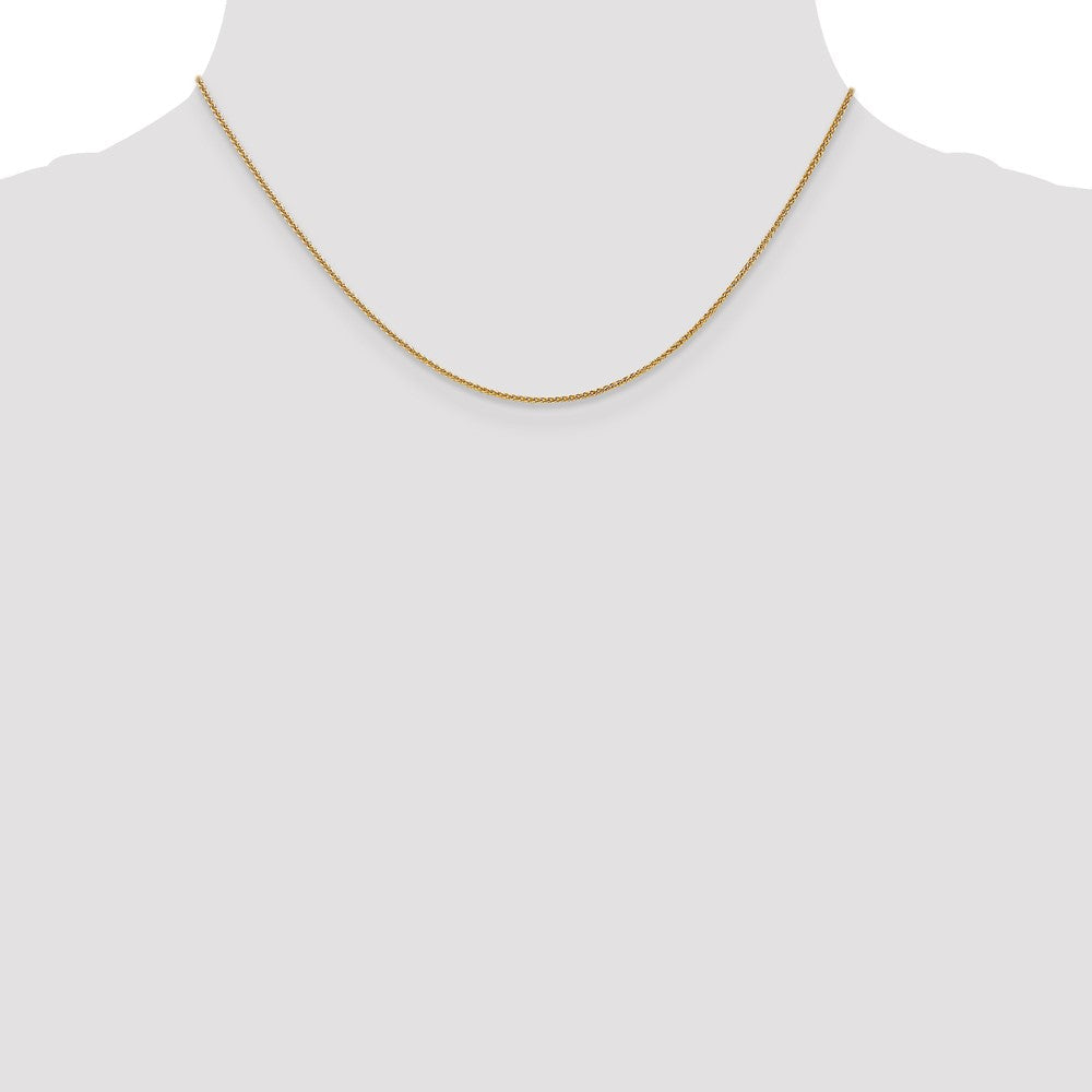 14K 1.0mm Ährenkette Halskette