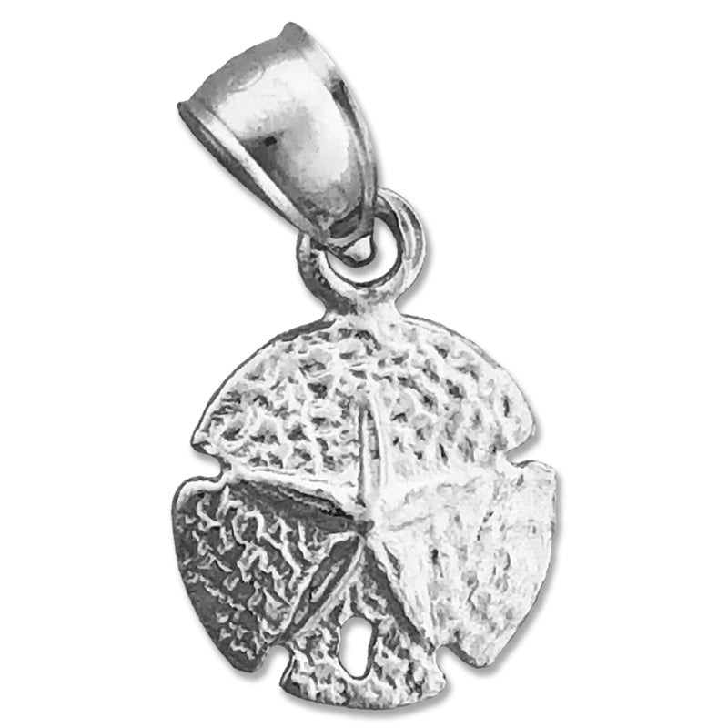 14K Gold 10 mm Sanddollar-Charm