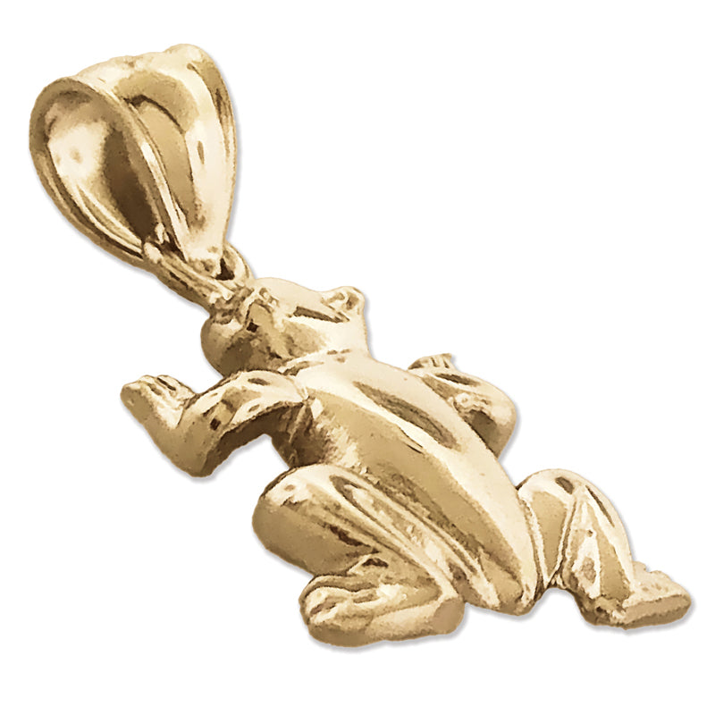 14K Gold Frosch-Charm