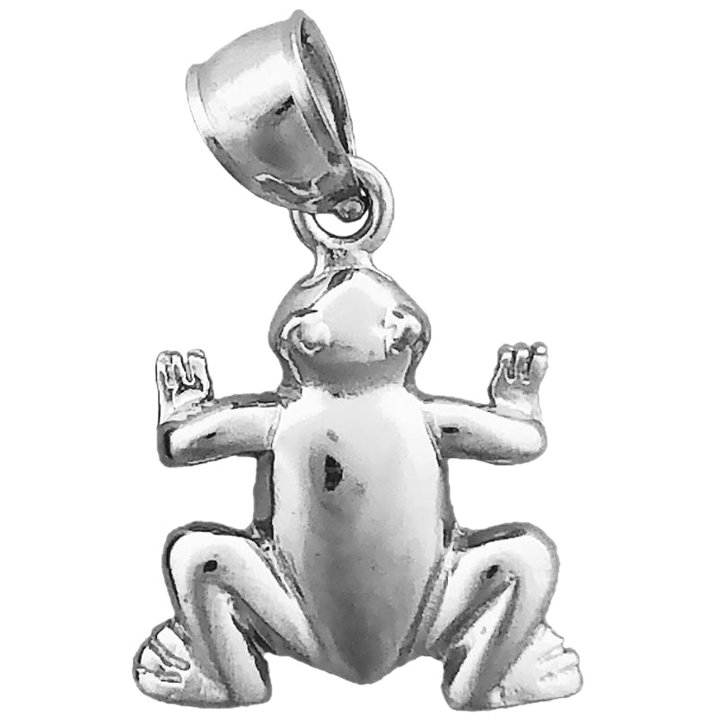 14K Gold Frosch-Charm