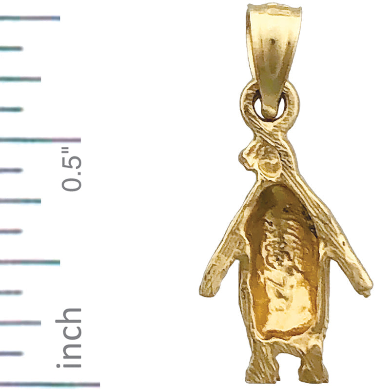 14K Gold Antarktis-Pinguin-Charm
