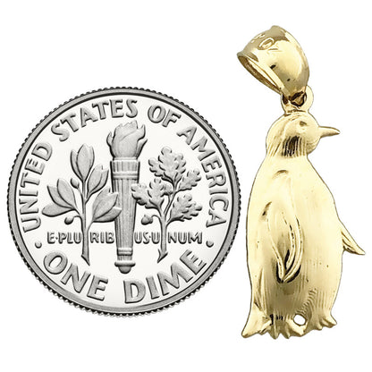 14K Gold Pinguin-Charm