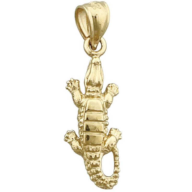 14K Gold Alligator-Charm