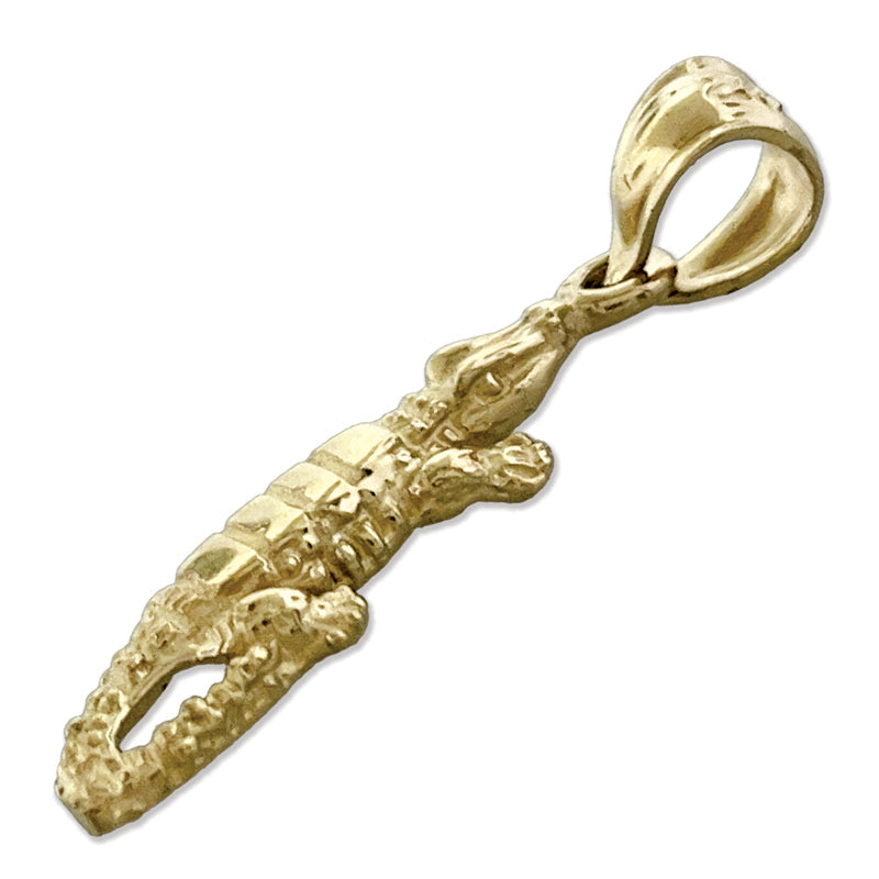 14K Gold Alligator-Charm