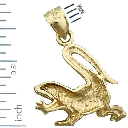 585 Gold Gecko-Charm