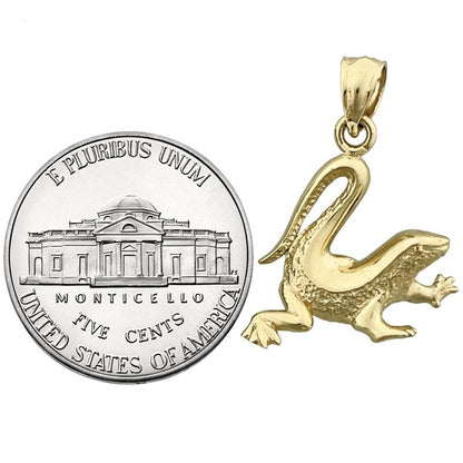 585 Gold Gecko-Charm