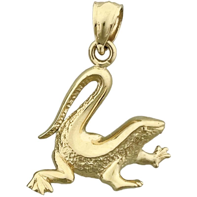 585 Gold Gecko-Charm