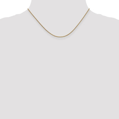 14K 1.6mm Rund Ankerkette Halskette