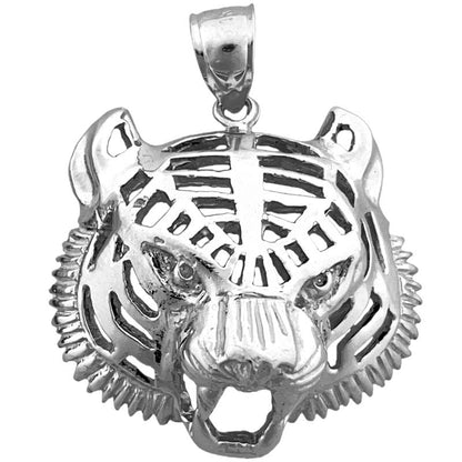 14K Gold Tigerkopf-Anhänger