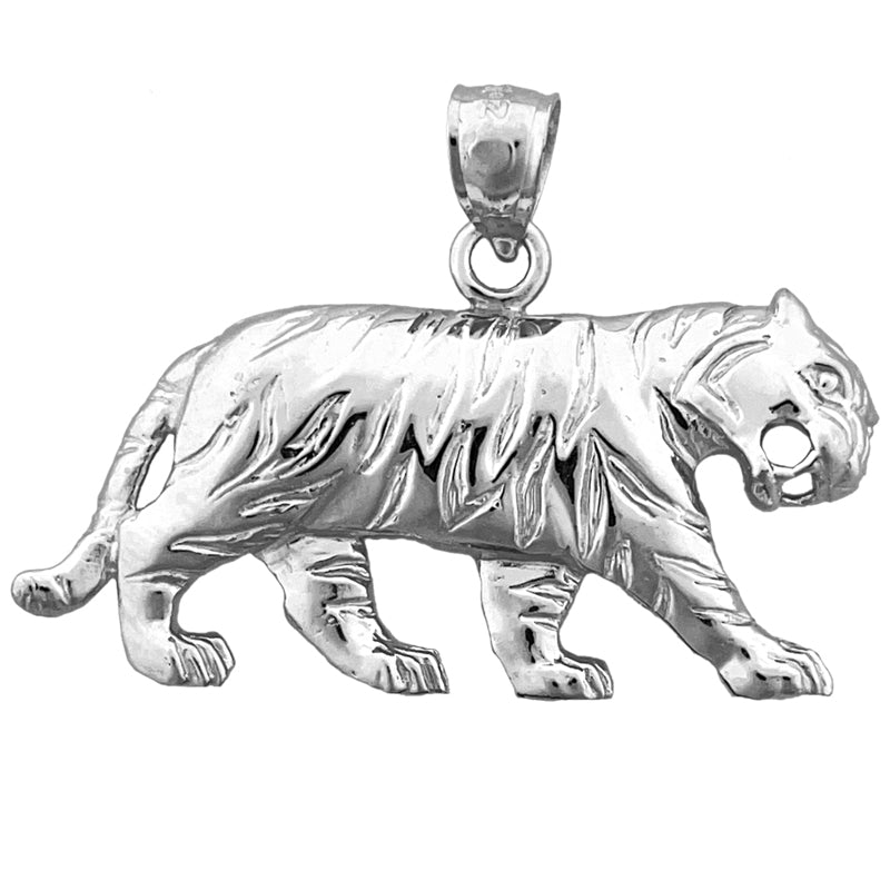 585 Gold 38 mm Tiger-Anhänger