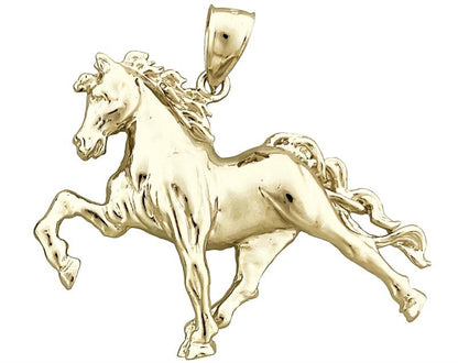 14K Gold Anhänger Pferd/Hengst