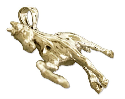 14K Gold Anhänger Pferd/Hengst