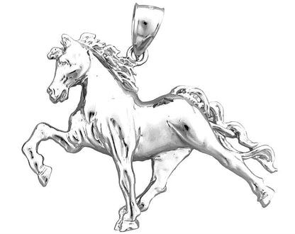 14K Gold Anhänger Pferd/Hengst