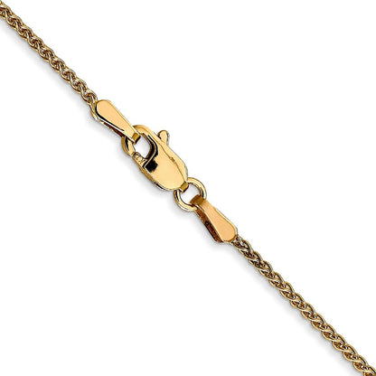 14K 1.2mm Ährenkette Halskette