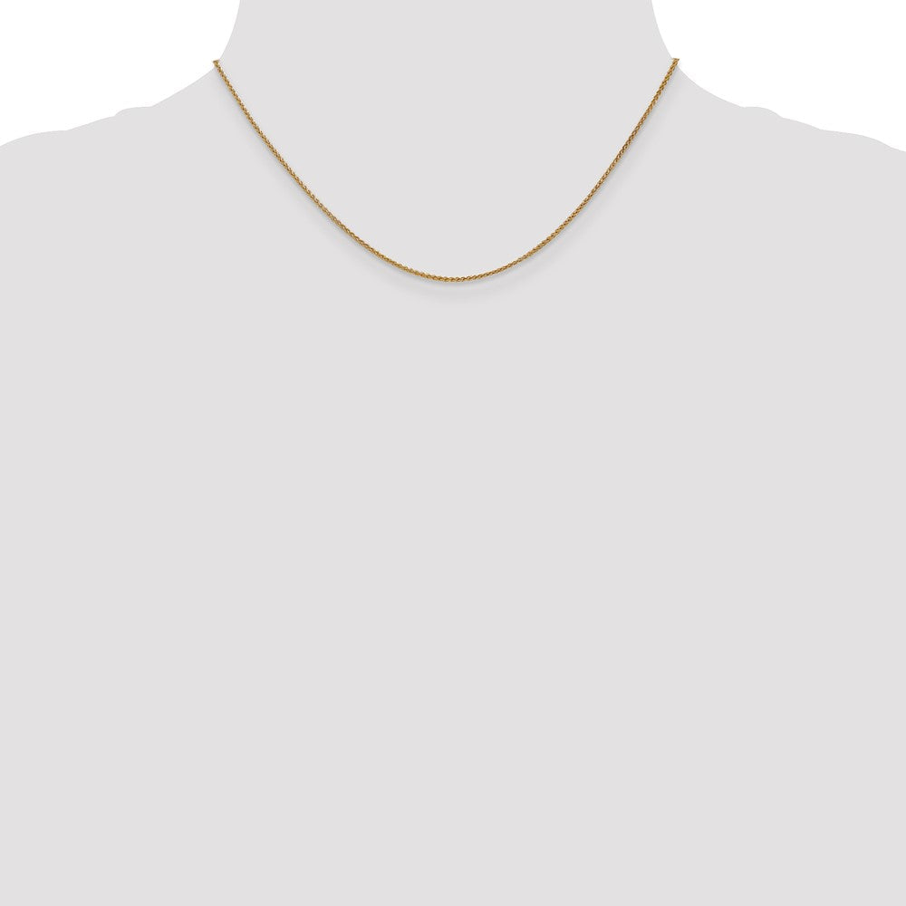 14K 1.2mm Ährenkette Halskette