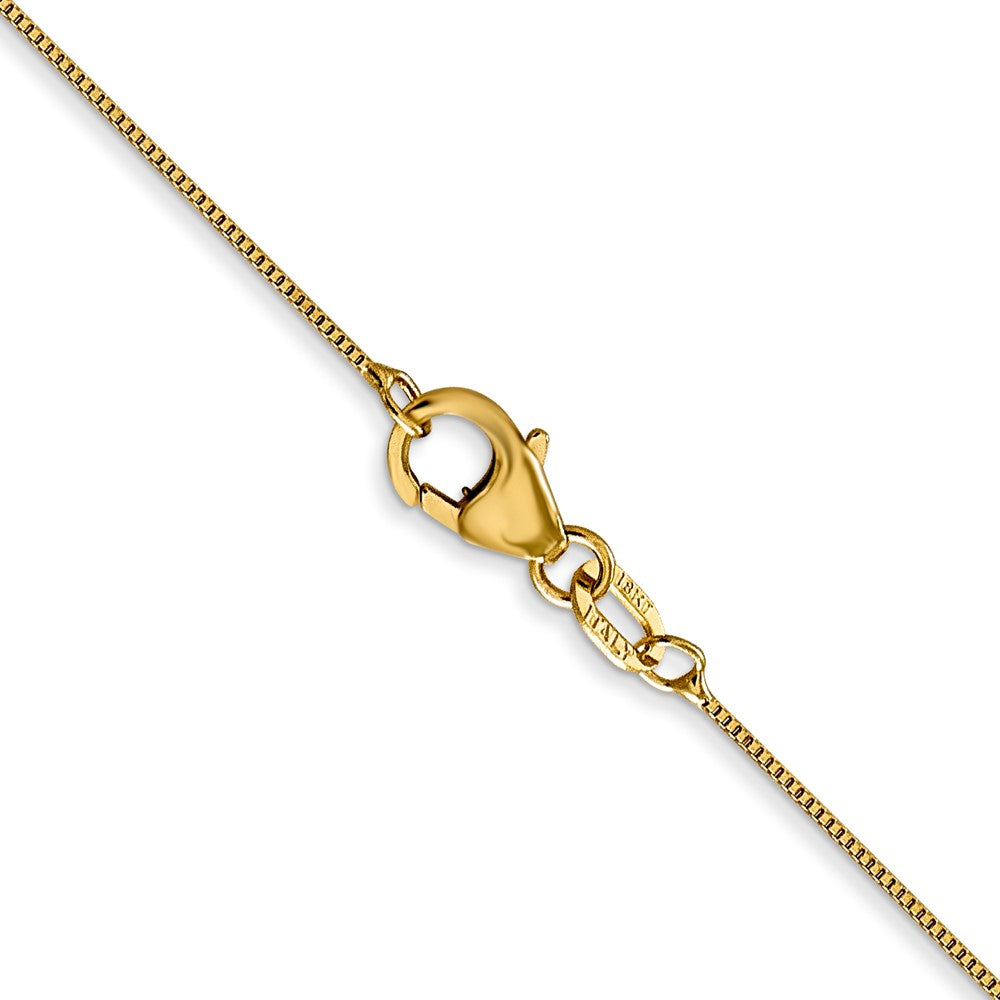 18K Gelbgold 16 Zoll.5mm Venezianer mit Federring Verschluss Halskette