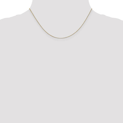 18K Gelbgold 16 Zoll.5mm Venezianer mit Federring Verschluss Halskette