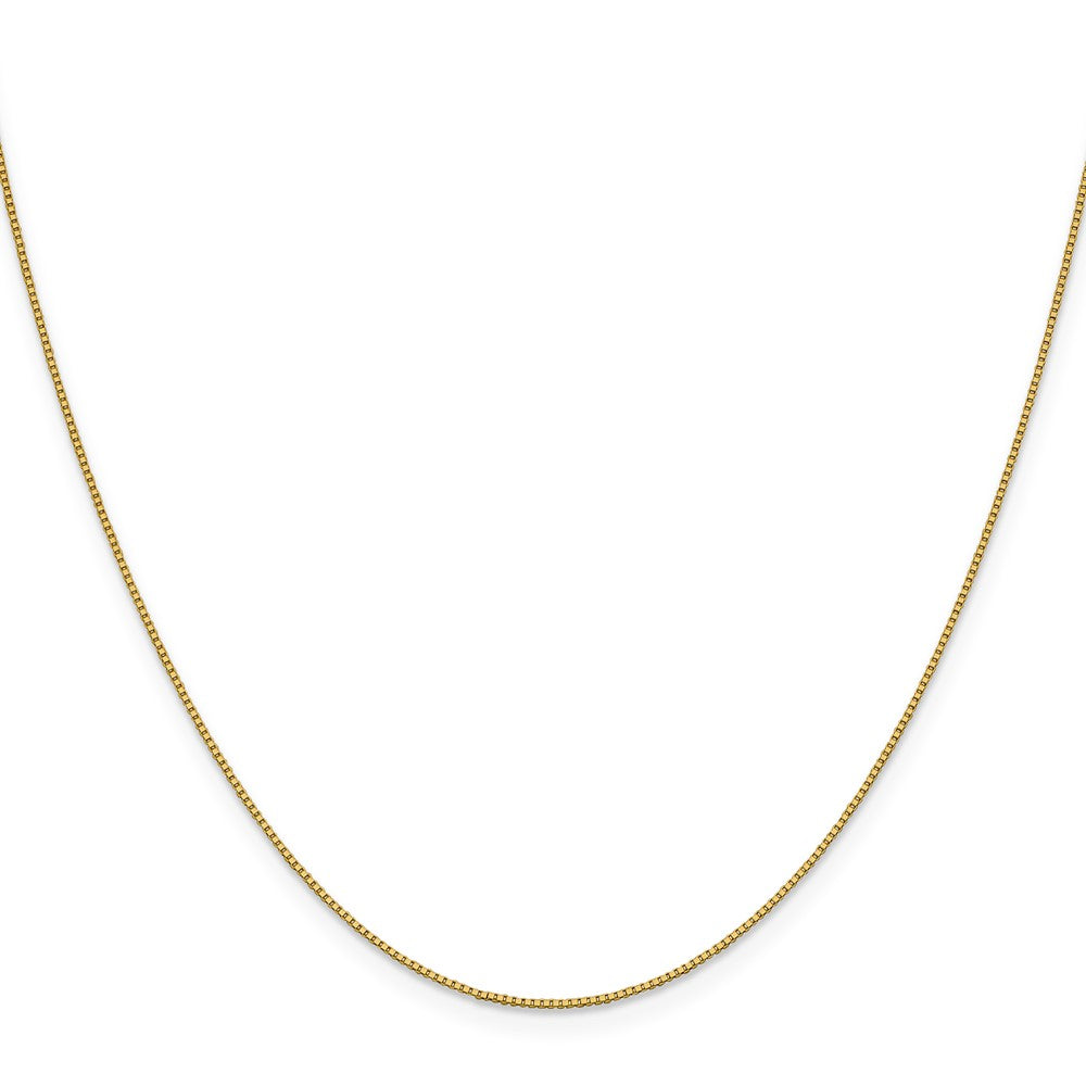 18K Gelbgold.7mm Venezianer mit Karabinerverschluss Halskette