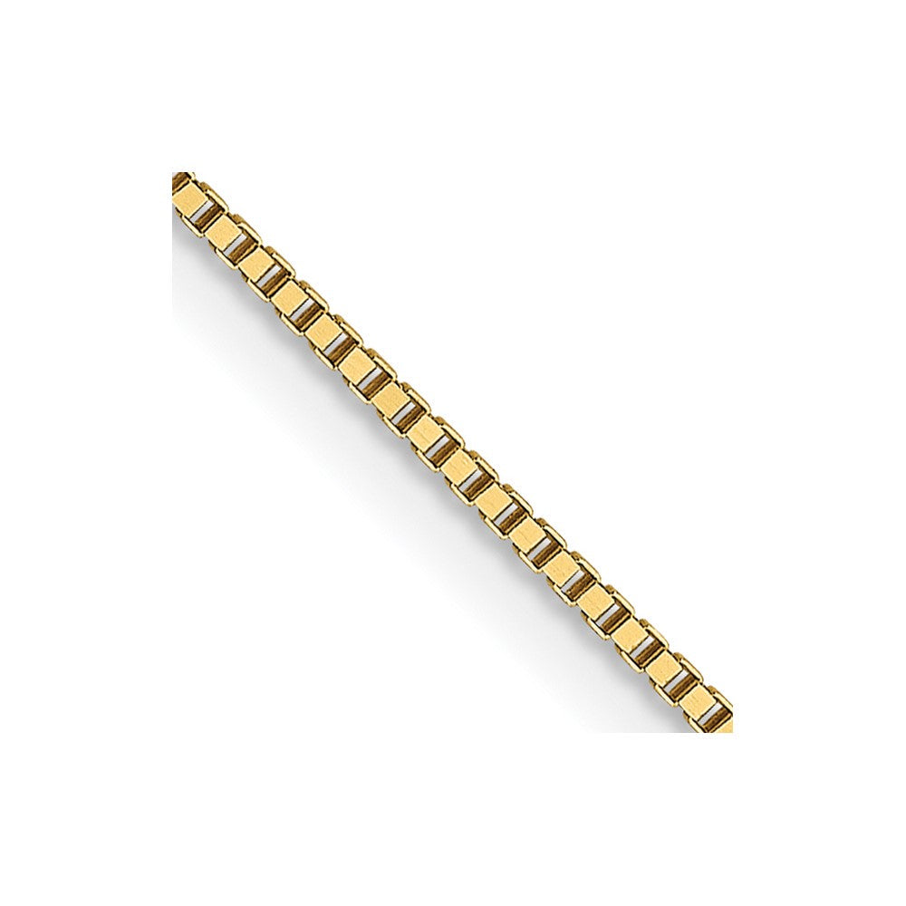 18K Gelbgold.7mm Venezianer mit Karabinerverschluss Halskette