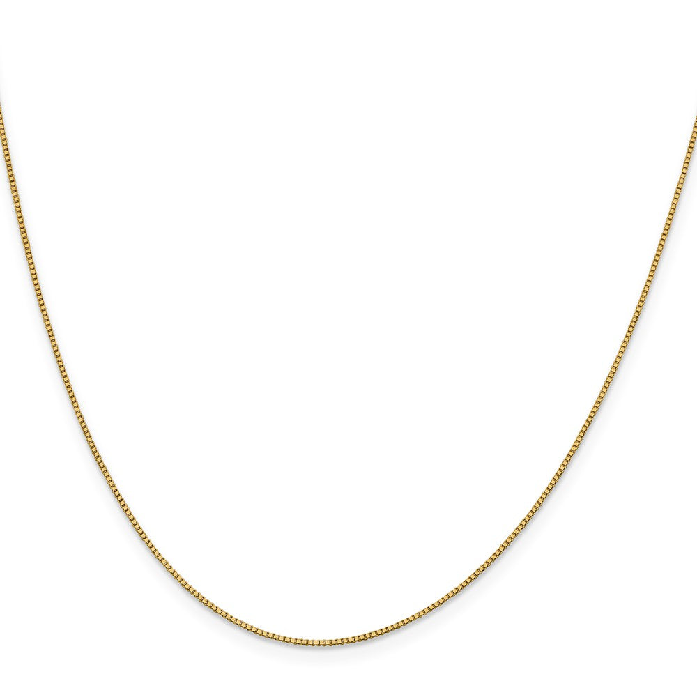 18K Gelbgold.9mm Venezianer mit Karabinerverschluss Halskette