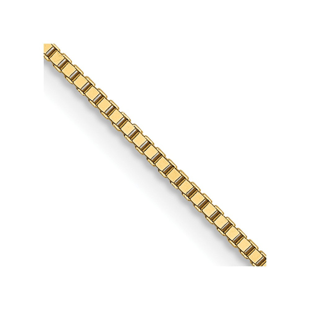 18K Gelbgold.9mm Venezianer mit Karabinerverschluss Halskette