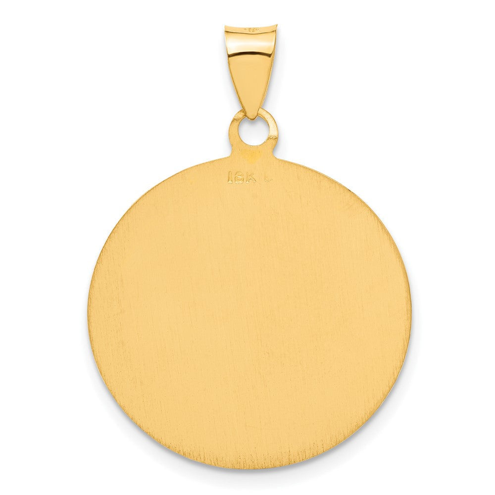 18K Gelbgold Saint Christopher Medaille Anhänger