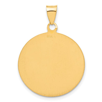18K Gelbgold Saint Christopher Medaille Anhänger