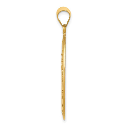 18K Gelbgold Saint Christopher Medaille Anhänger