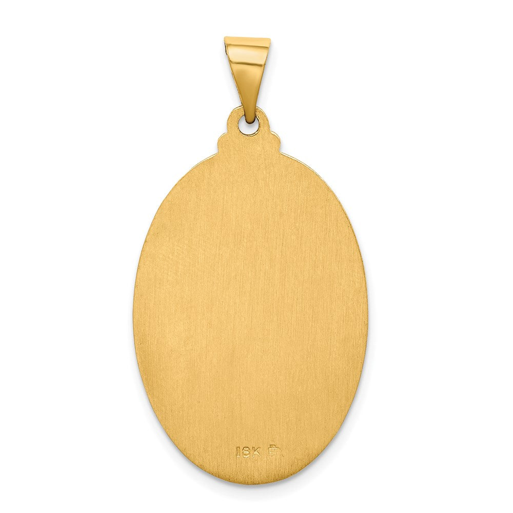 18K Gelbgold Saint Christopher Medaille Anhänger