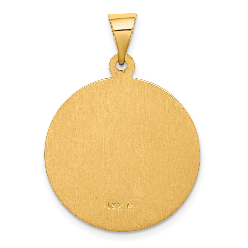18K Gelbgold Saint Christopher Medaille Anhänger