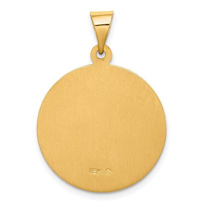 18K Gelbgold Saint Christopher Medaille Anhänger