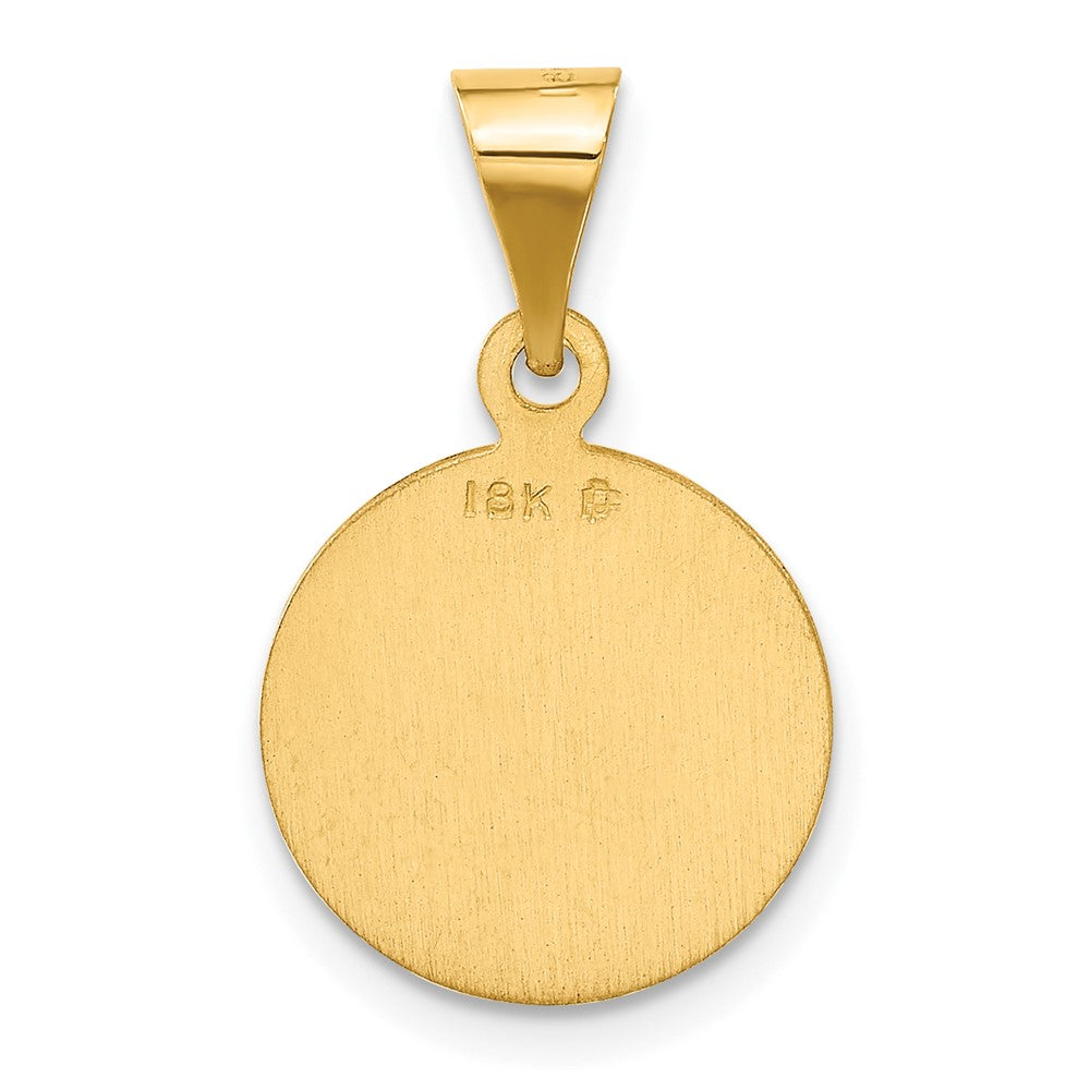 18K Gelbgold Our Damen Of Perpetual Help Medaille Anhänger