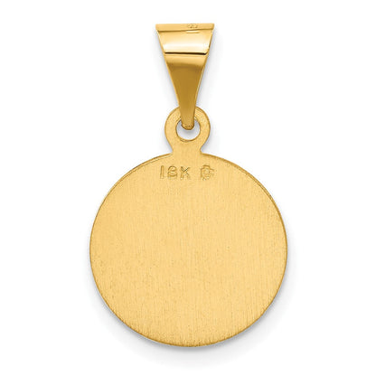 18K Gelbgold Our Damen Of Perpetual Help Medaille Anhänger