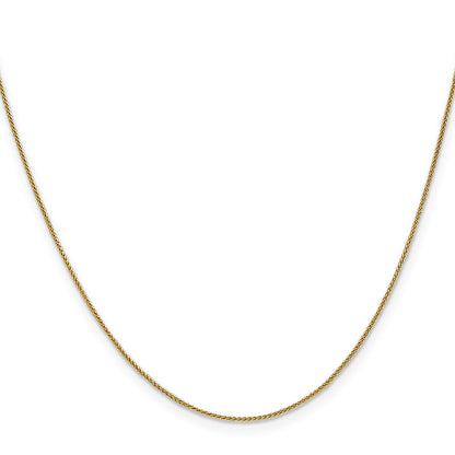 14K.8mm Ährenkette Halskette