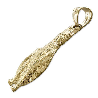 14K Gold Katzenanhänger