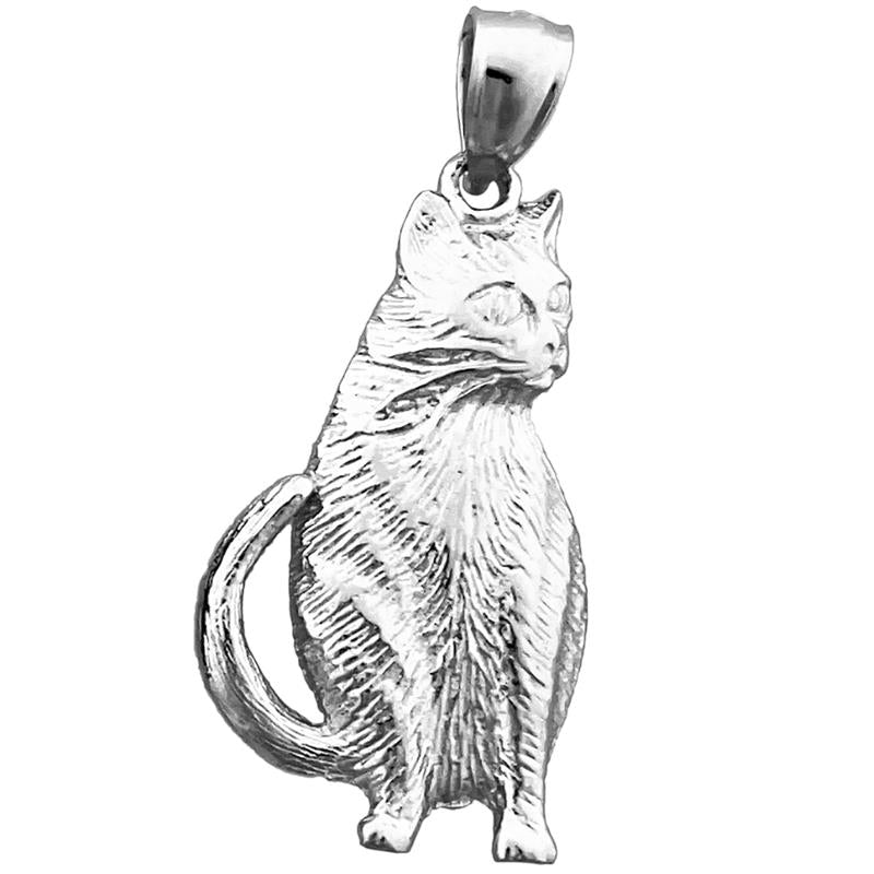 14K Gold Katzenanhänger