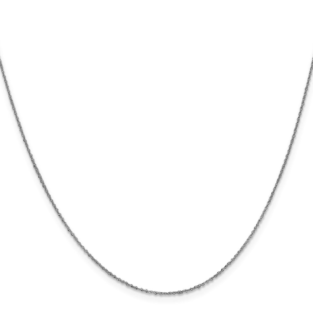 14K Weißgold.8mm Sparkle Singapurkette Halskette