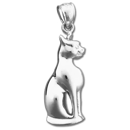 14K Gold Anhänger Altägyptische Katze