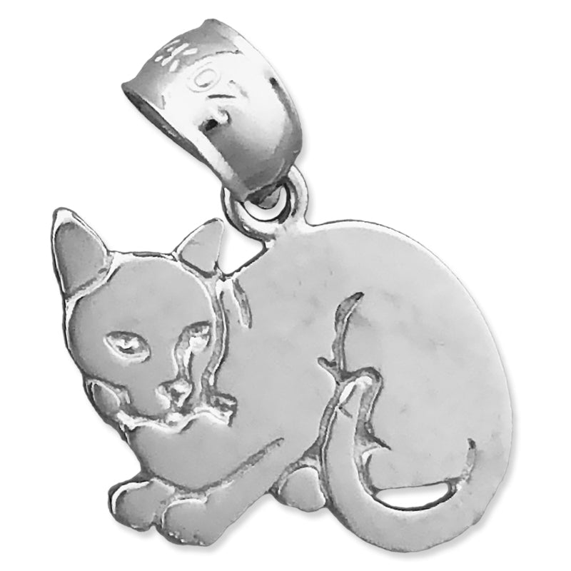 14K Gold Katzen-Charm