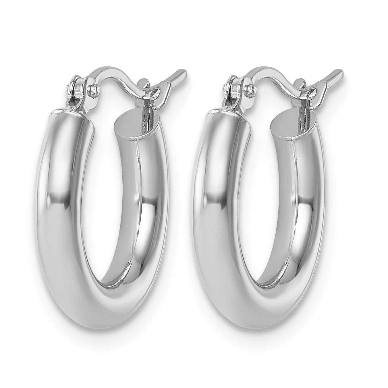 14K Weißgold Ohrringe