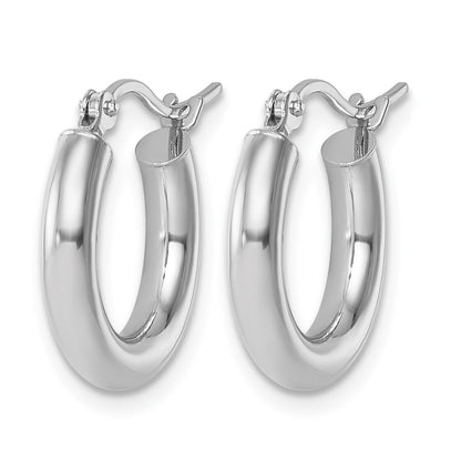 14K Weißgold Ohrringe