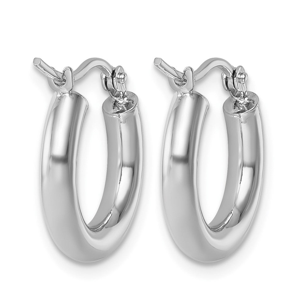 14K Weißgold Ohrringe