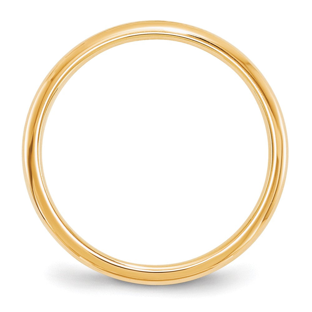 10K Gelbgold 2 mm Standardgewicht Komfort-Passform Ehering
