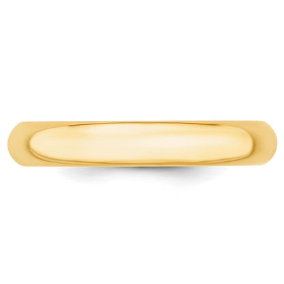 10k Gelbgold 4 mm Standardgewicht Komfort-Passform Ehering