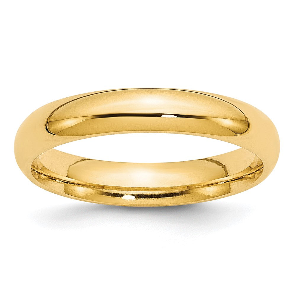 10k Gelbgold 4 mm Standardgewicht Komfort-Passform Ehering