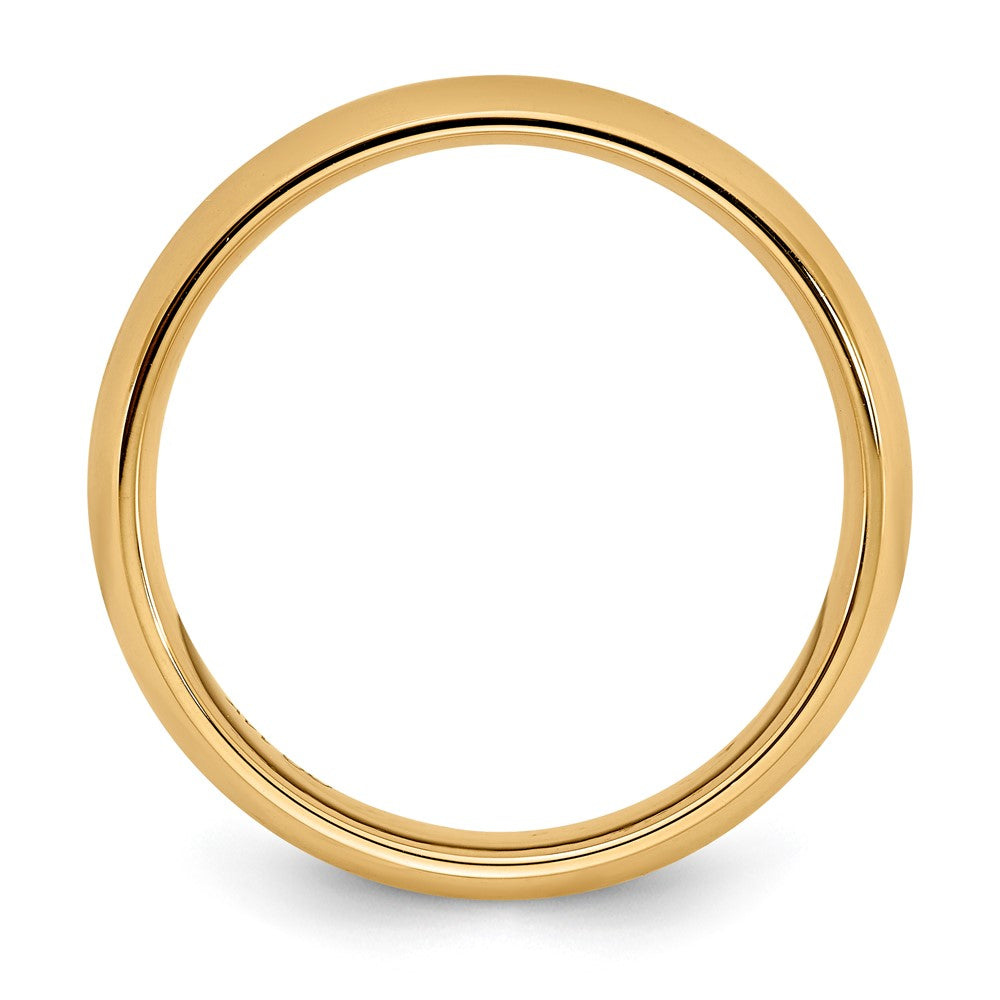 Ehering aus 10K Gelbgold, 5 mm, Standardgewicht, Komfort-Passform