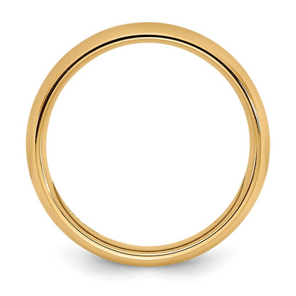 Ehering aus 10K Gelbgold, 5 mm, Standardgewicht, Komfort-Passform