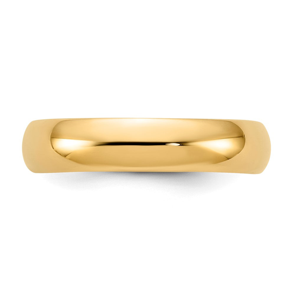 Ehering aus 10K Gelbgold, 5 mm, Standardgewicht, Komfort-Passform