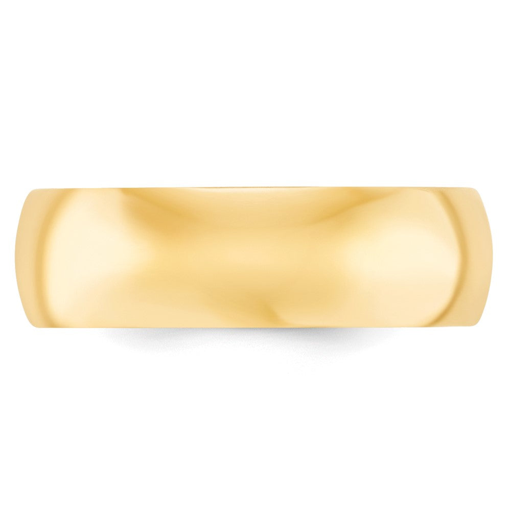 10K Gelbgold 7 mm Standardgewicht Komfort-Passform Ehering