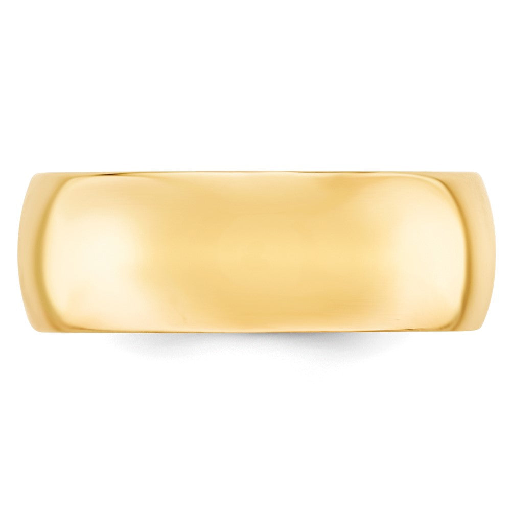 10k Gelbgold 8 mm Standardgewicht Komfort-Passform Ehering